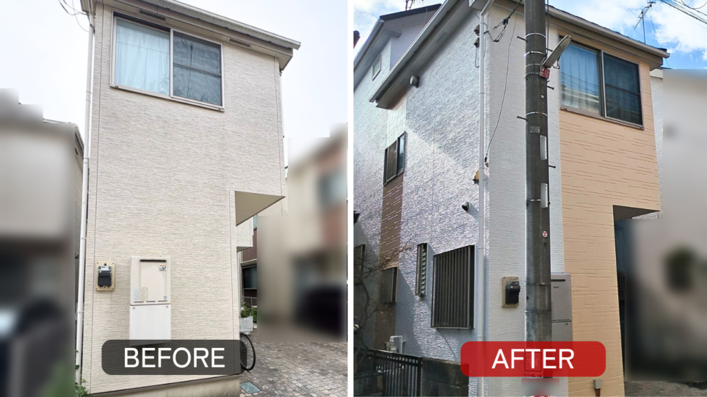 神奈川県座間市_外壁塗装施工事例_Resia